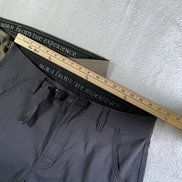 prAna Zion Pants Mens 34x32 Straight Hiking Stretch Nylon Cargo Belt Lot Of 2 - Picture 10 of 16